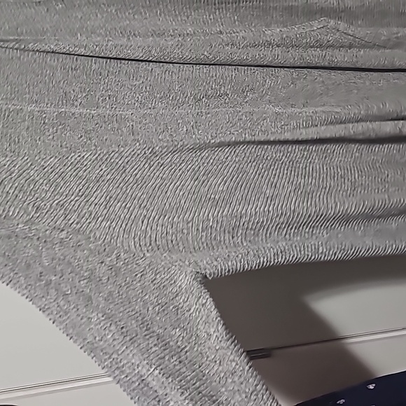 Worn 1x lane bryant long gray sweater cardigan - Picture 4 of 6